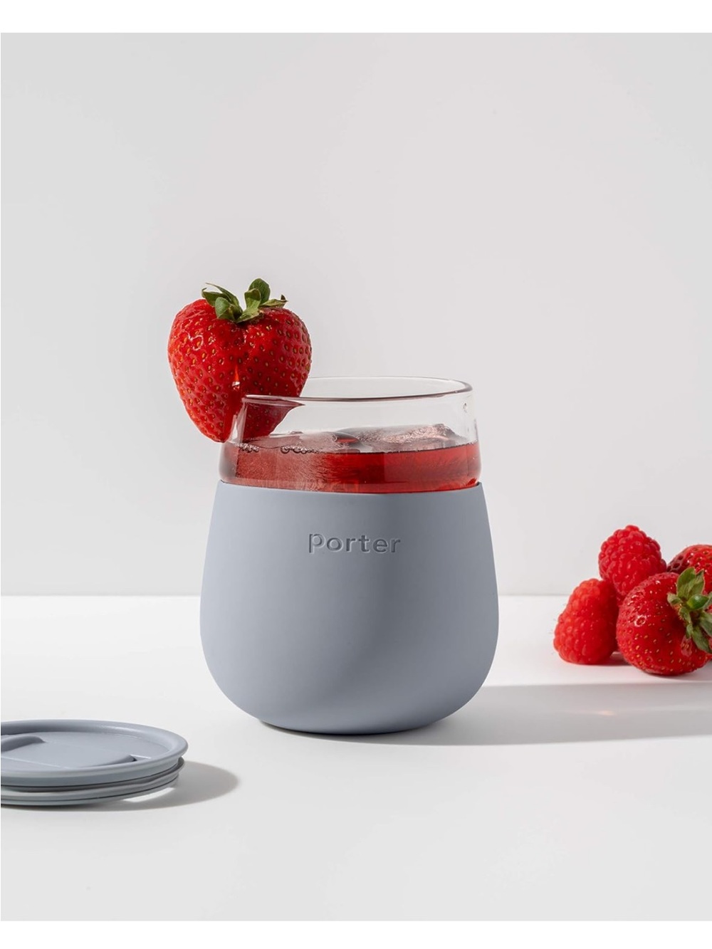 W&P Porter 450ml Wine Cocktail Glass Tumbler with Protective Silicone Sleeve